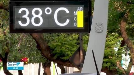 Capital de São Paulo tem a maior temperatura do ano nesta sexta-feira (2) Capital de São Paulo tem a maior temperatura do ano nesta sexta-feira (2)
