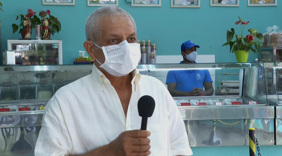 Dono de sorveteria comemora aumento de 40% nas vendas em meio ao calorão de Ribeirão Preto — Foto: Fábio Júnior/EPTV