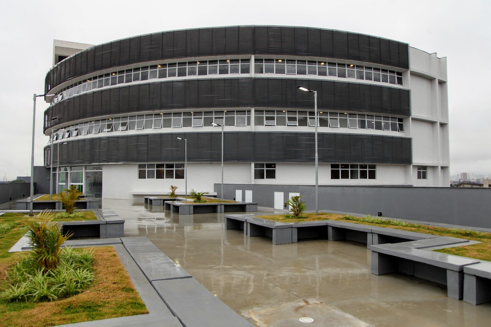 Local conta com sete andares e 7,2 mil metros quadrados de área construída — Foto: Divulgação/ Prefeitura de Santos