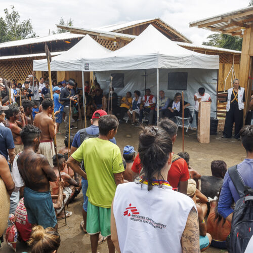 Nova instalação para atendimento médico na Terra Indígena Yanomami é inaugurada com apoio de Médicos Sem Fronteiras