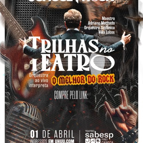 Alunos da School of Rock se apresentam em concerto sinfônico de clássicos do rock no Teatro Sabesp Frei Caneca
