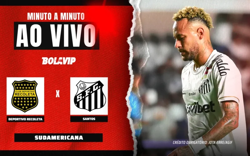 Santos conquista vantagem parcial sobre Recoleta na Copa Sul-Americana 2026 com gol no primeiro tempo