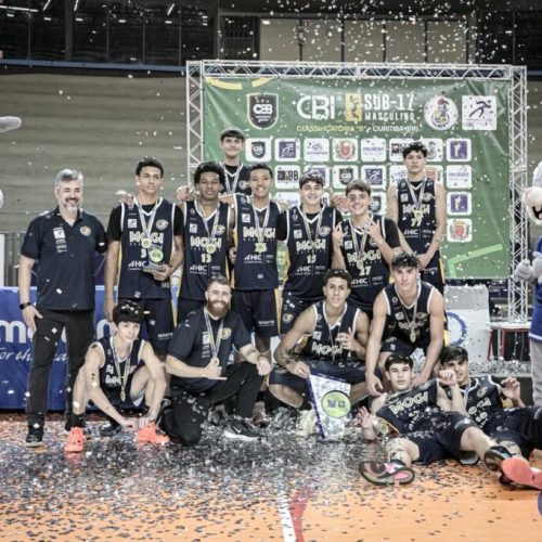Mogi Basquete leva o troféu da Classificatória B do CBI SUB 17 e assegura passagem para a etapa final nacional