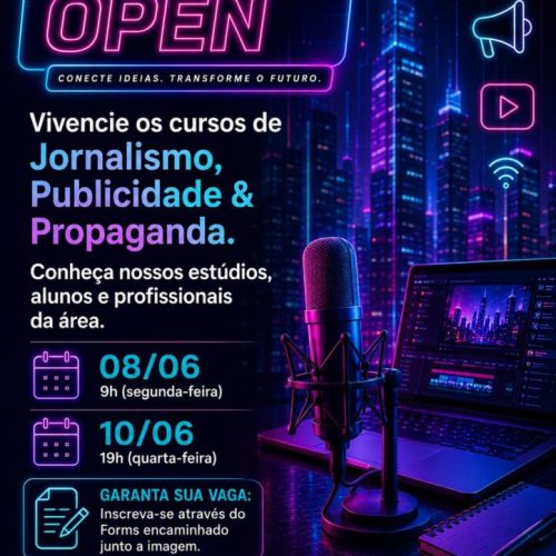 Open Comunica acontece na próxima semana no Centro Universitário Braz Cubas.