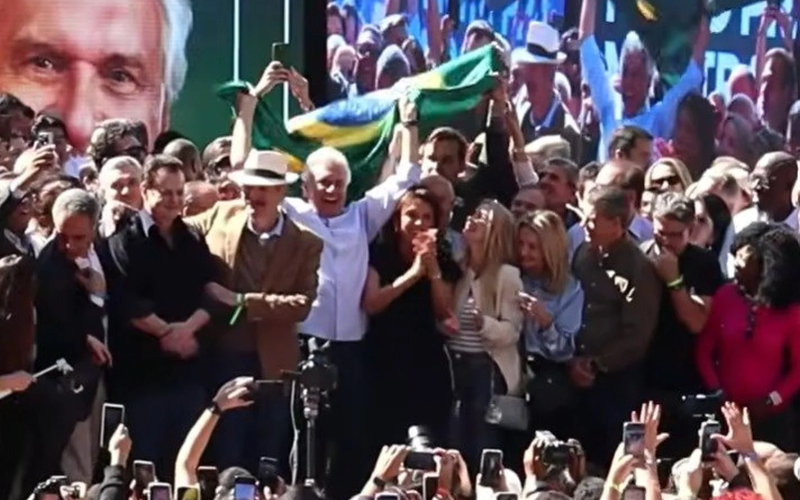 PSD oficializa Ronaldo Caiado à Presidência e confirma Gilberto Kassab como vice